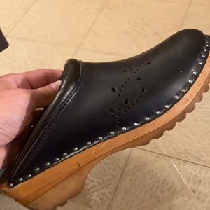 Troentorps Navy blue slides Size 40